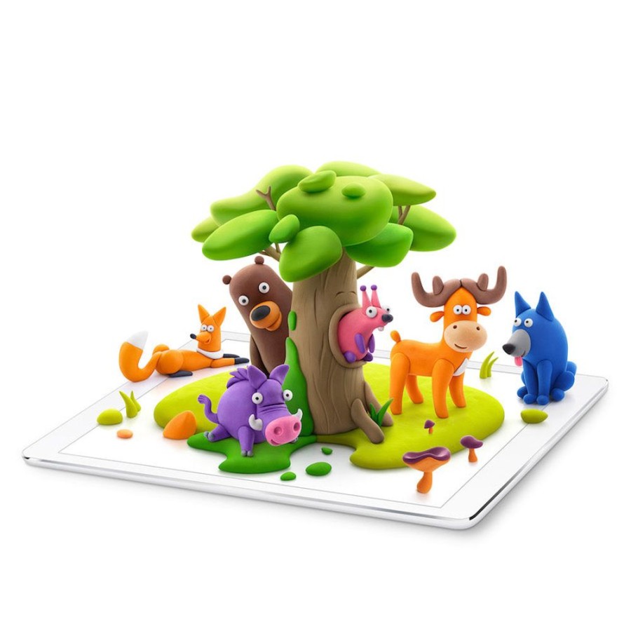 Arts & Crafts Fat Brain Toys | Hey Clay - Forest Animals