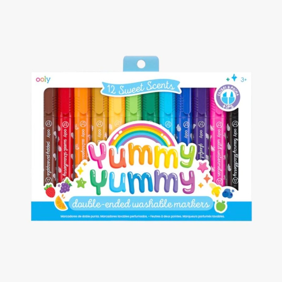 Arts & Crafts Ooly dba International Arrivals | Yummy Yummy Scented Markers 12Pk