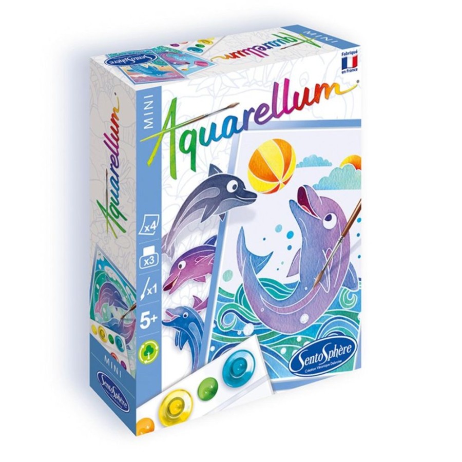 Arts & Crafts SentoSphere USA | Aquarellum Mini Dolphins