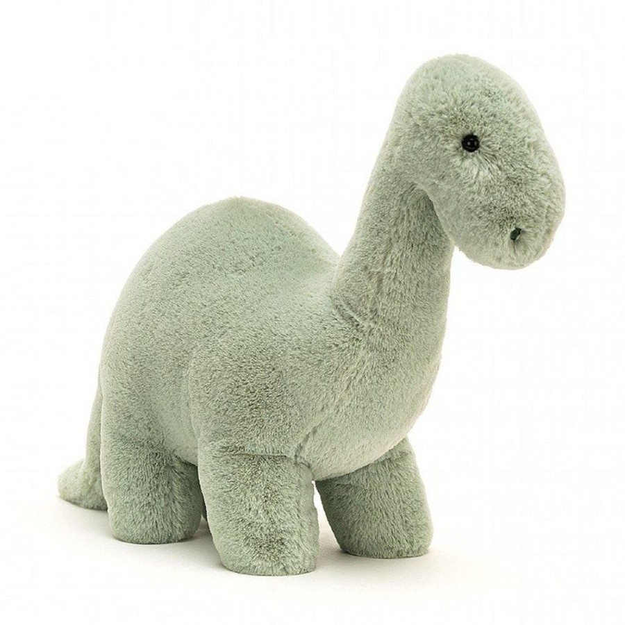 Plush & Puppets Jellycat, Inc. | Fossilly Brontosaurus 10"