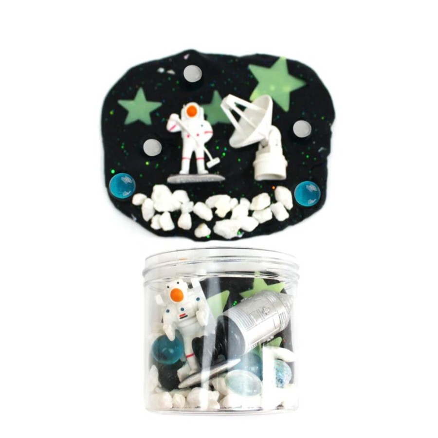 Novelty EGKD KidDoughs | Space Sensory Playdough-To-Go Jar