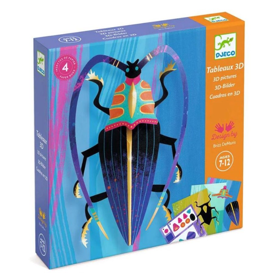 Arts & Crafts Djeco - US | Lga Paper Creations - Paper Bugs