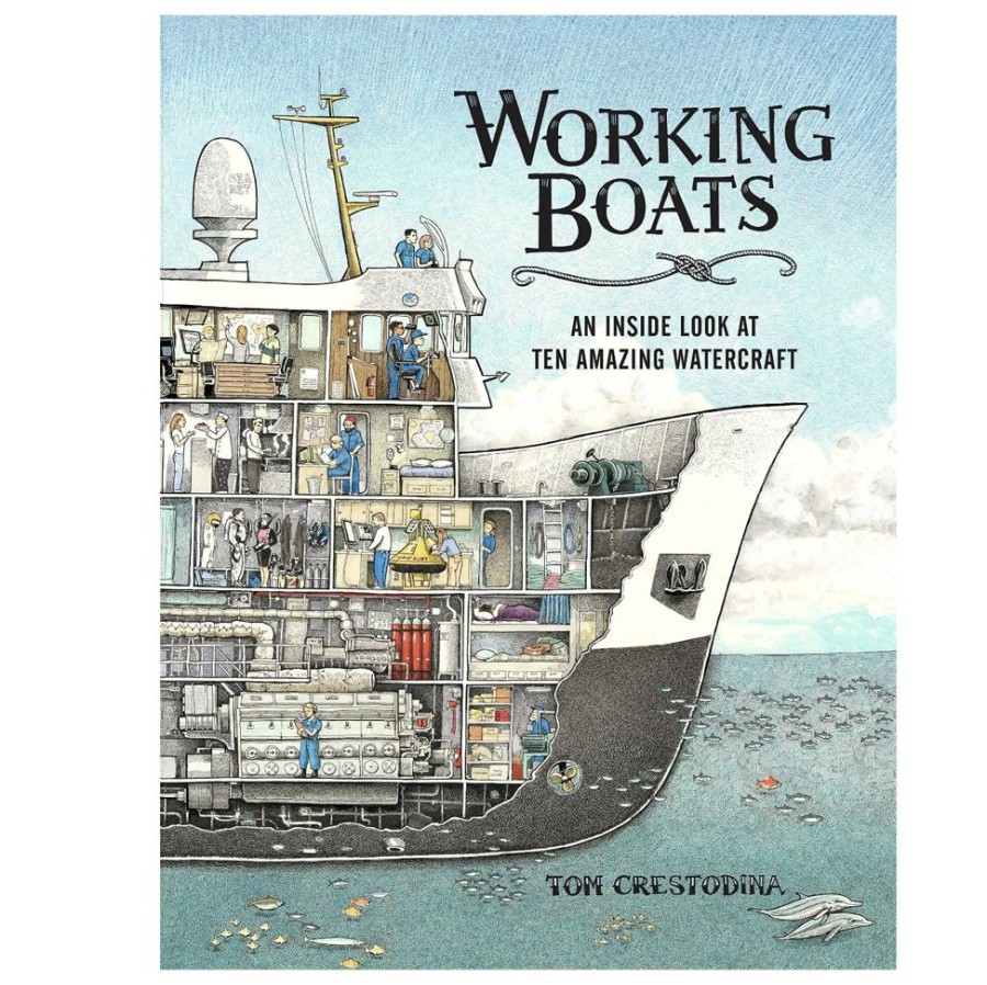 Books Penguin Random House LLC | Working Boats Hc