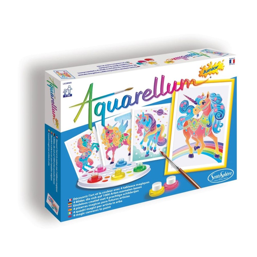 Arts & Crafts SentoSphere USA | Aquarellum Junior - Unicorns