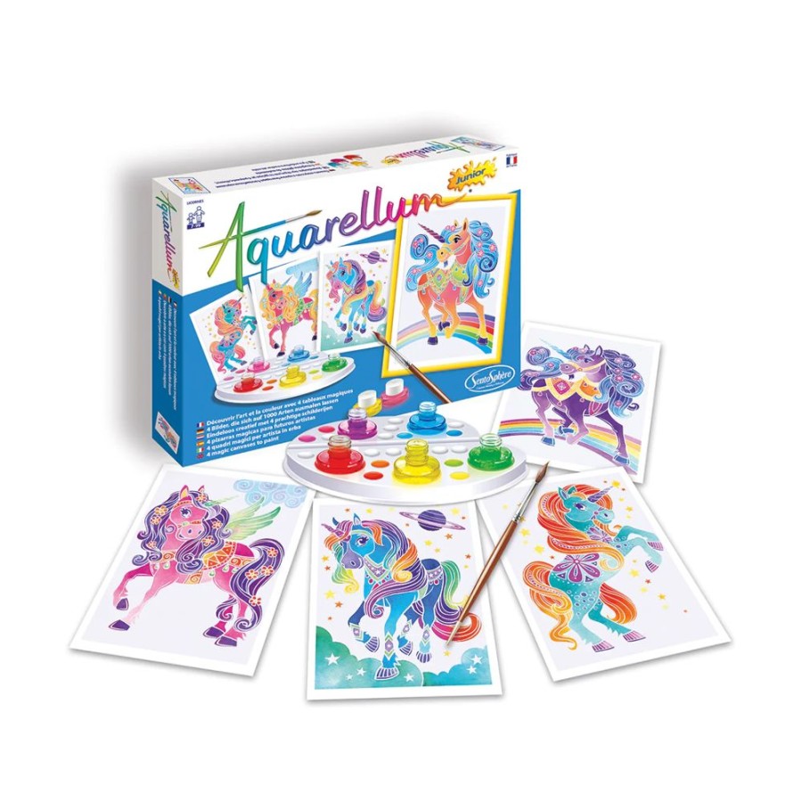 Arts & Crafts SentoSphere USA | Aquarellum Junior - Unicorns