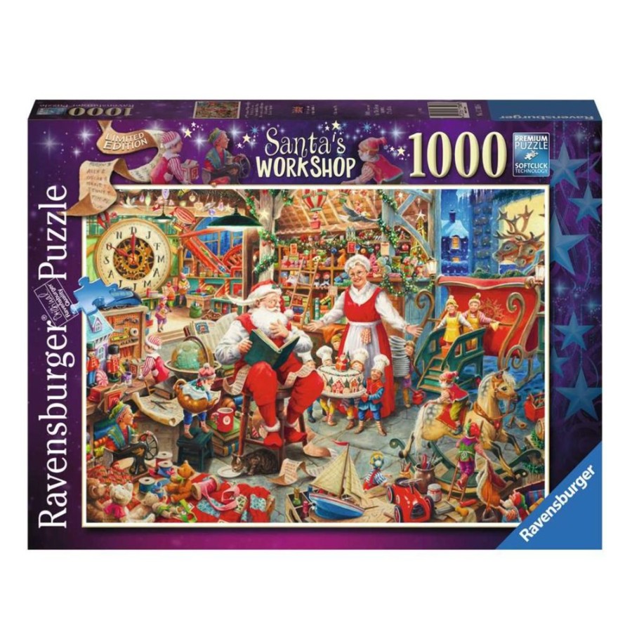 Seasonal Ravensburger | 17300 Santa'S Workshop 1000Pc Puzzle