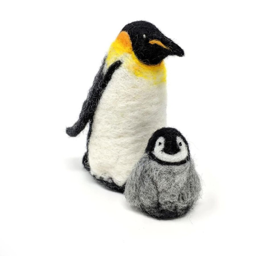 Arts & Crafts Crafty Kit Company | Needle Felting Kit - Emperor Penguins