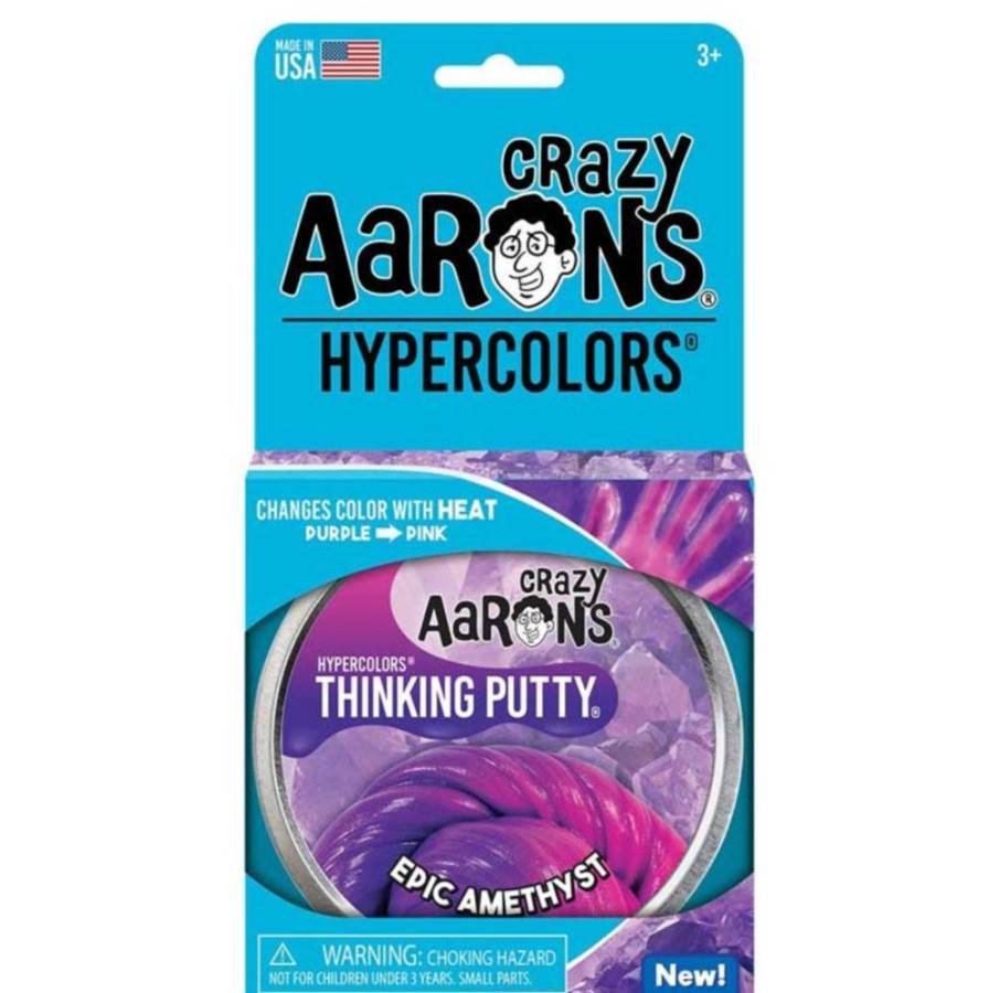 Novelty Crazy Aaron's Putty World | 4In Epic Amethyst Thinking Putty