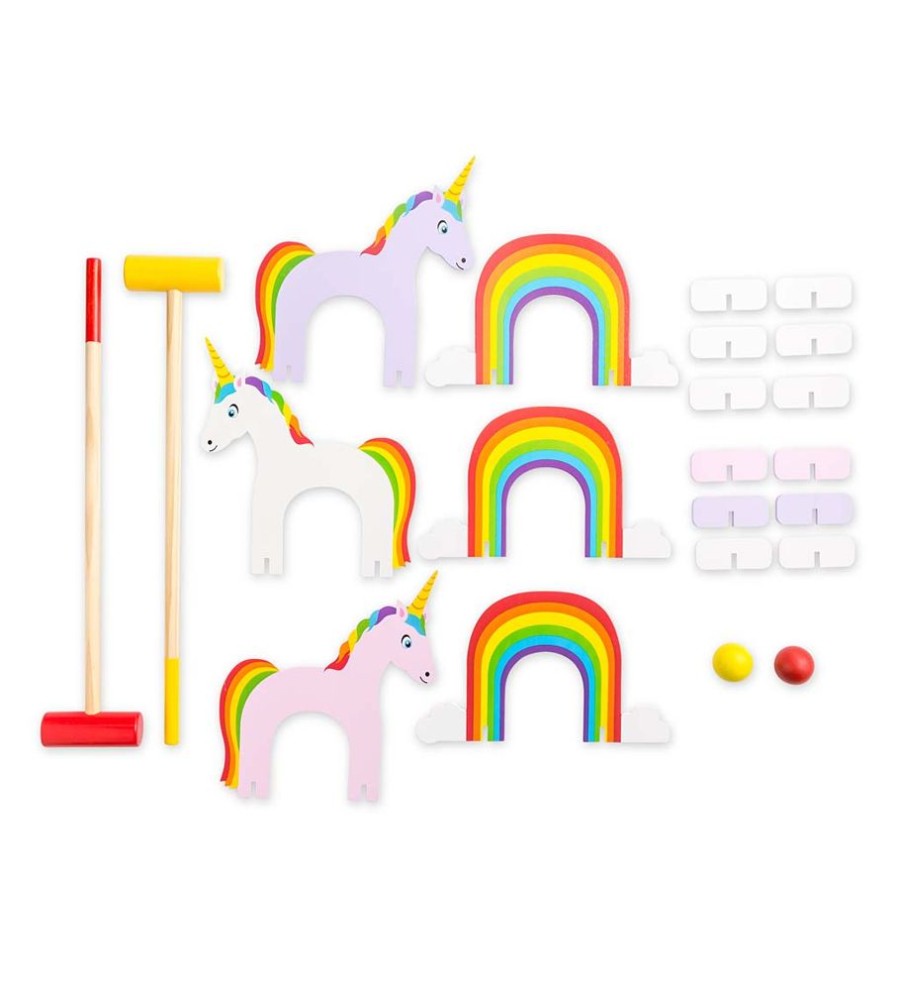 Active & Outdoor Hearthsong | Unicorn Croquet Set