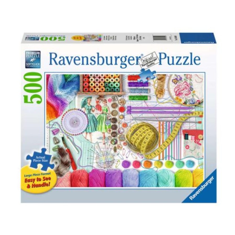 Puzzles Ravensburger | Needlework Station 500Pc Puzzle