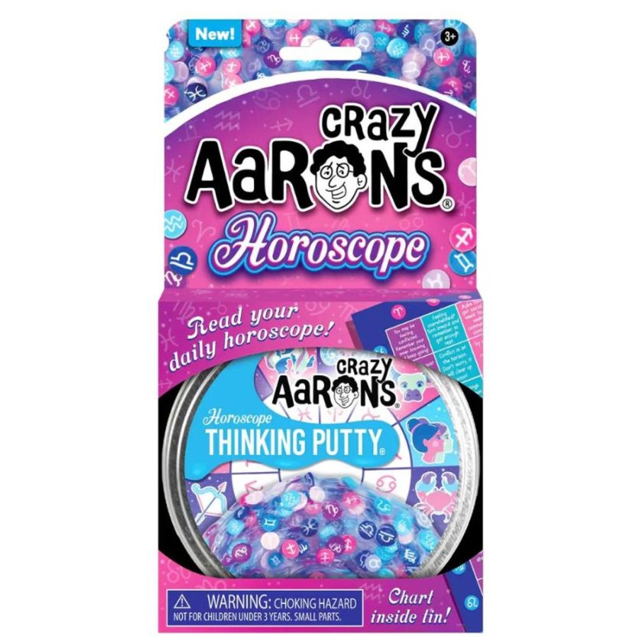 Novelty Crazy Aaron's Putty World | 4In Horoscope Thinking Putty