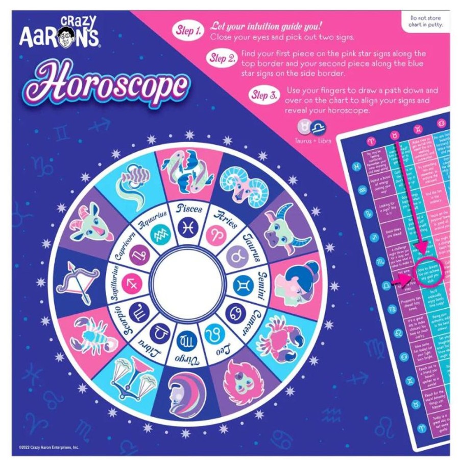 Novelty Crazy Aaron's Putty World | 4In Horoscope Thinking Putty