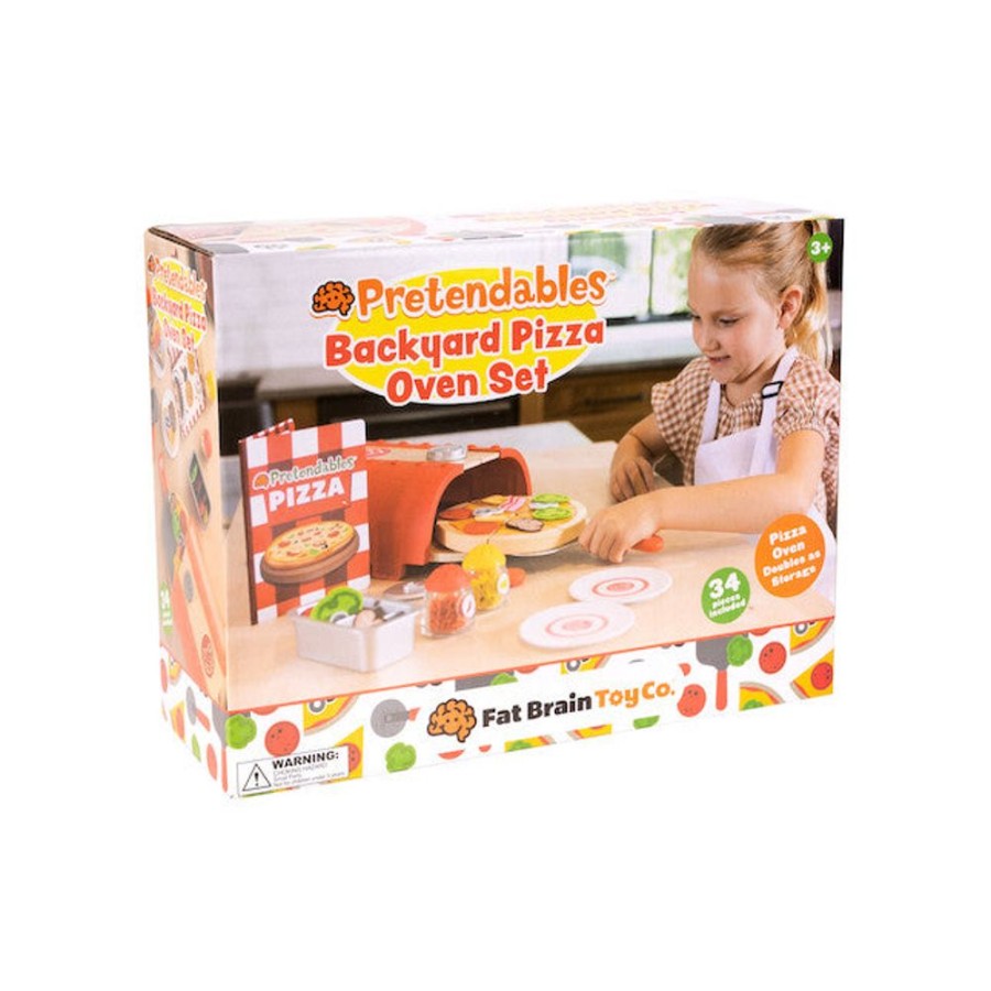 Pretend Play Fat Brain Toys | Pretendables: Pizza Set