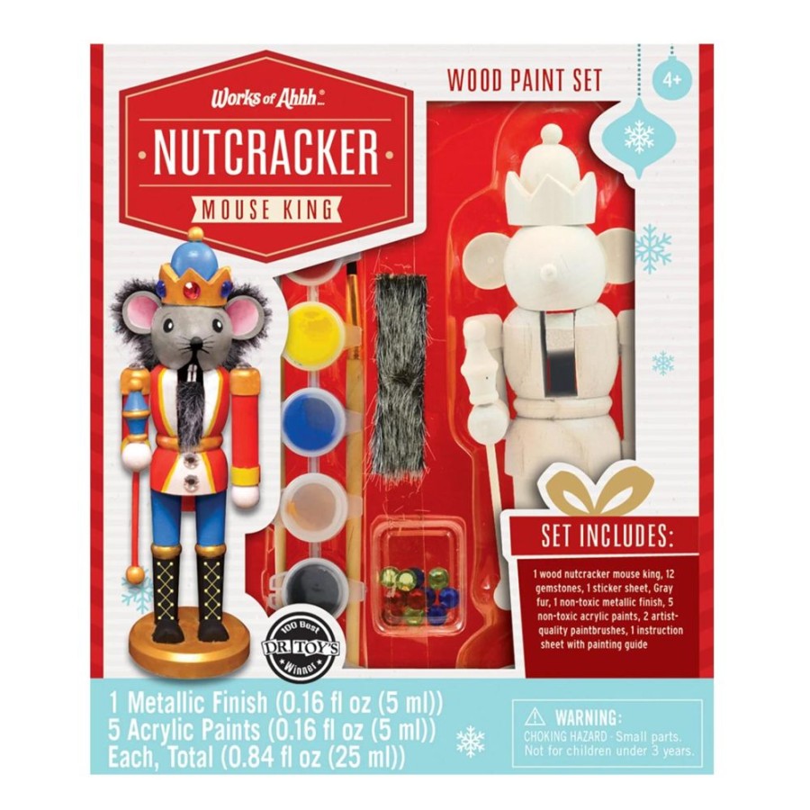 Seasonal MasterPieces Puzzle Company | Nutcracker Mouse King Wood Paint Kit