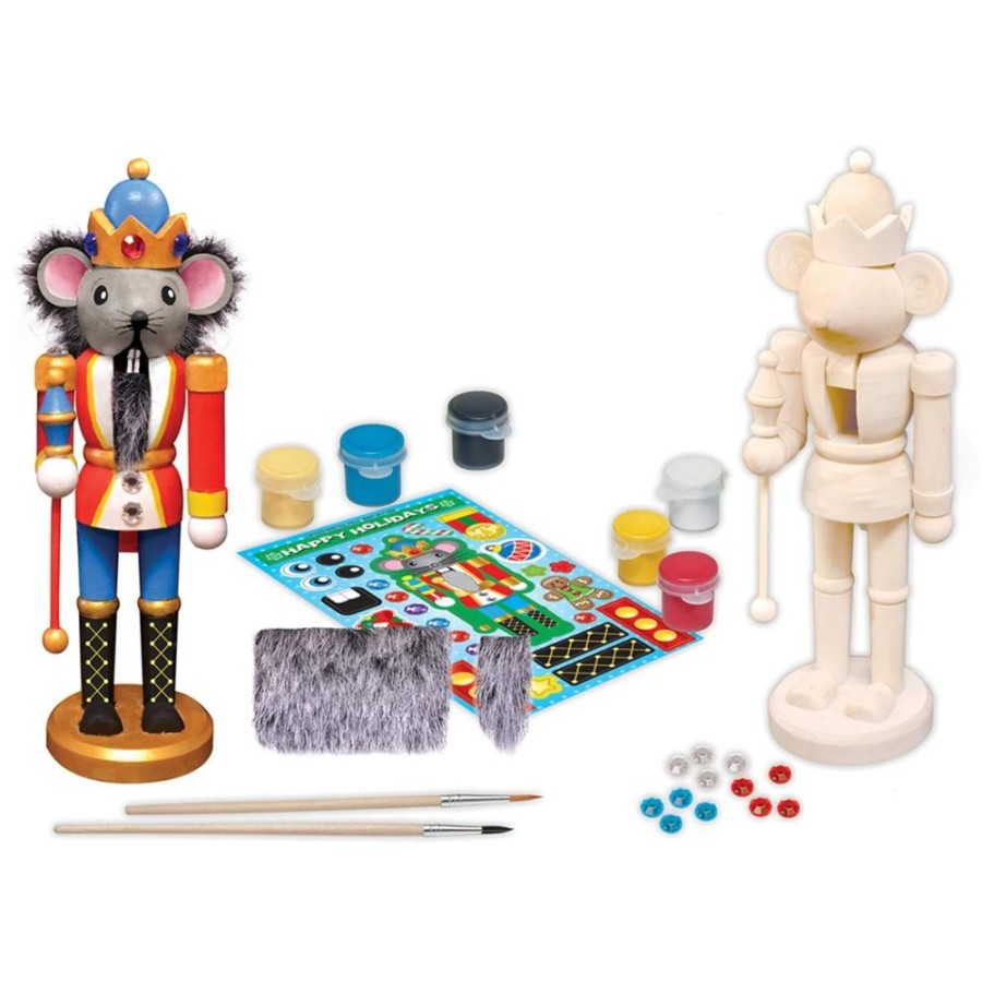 Seasonal MasterPieces Puzzle Company | Nutcracker Mouse King Wood Paint Kit