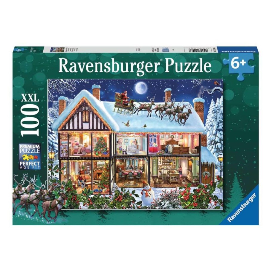 Puzzles Ravensburger | 12996 Christmas At Home 100Pc Puzzle