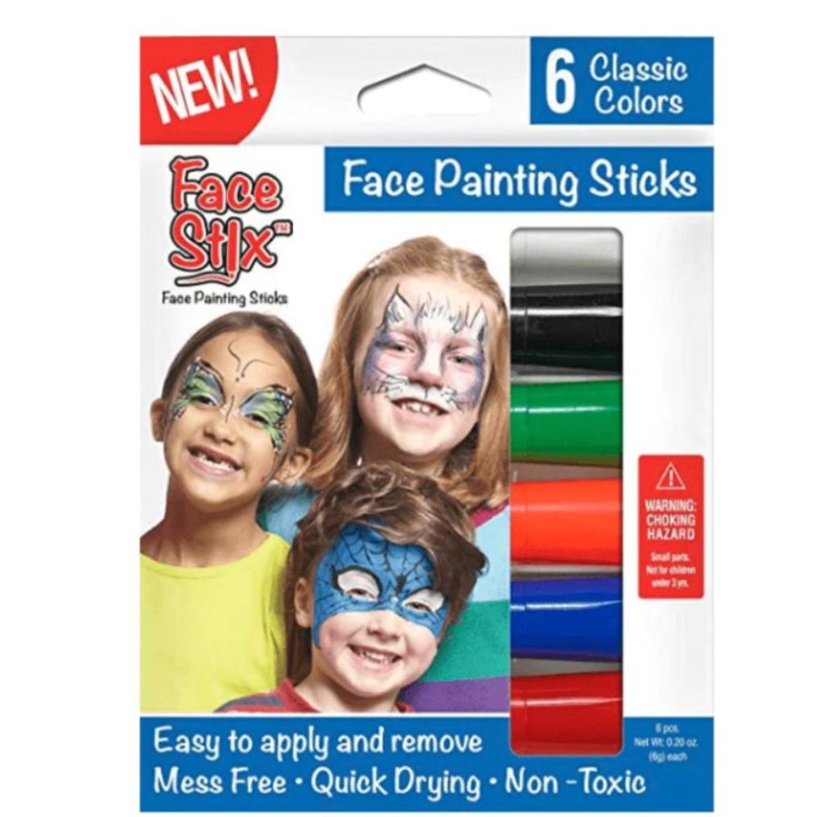 Arts & Crafts The Pencil Grip, Inc. | Kwik Stix Face Paint 6Pc