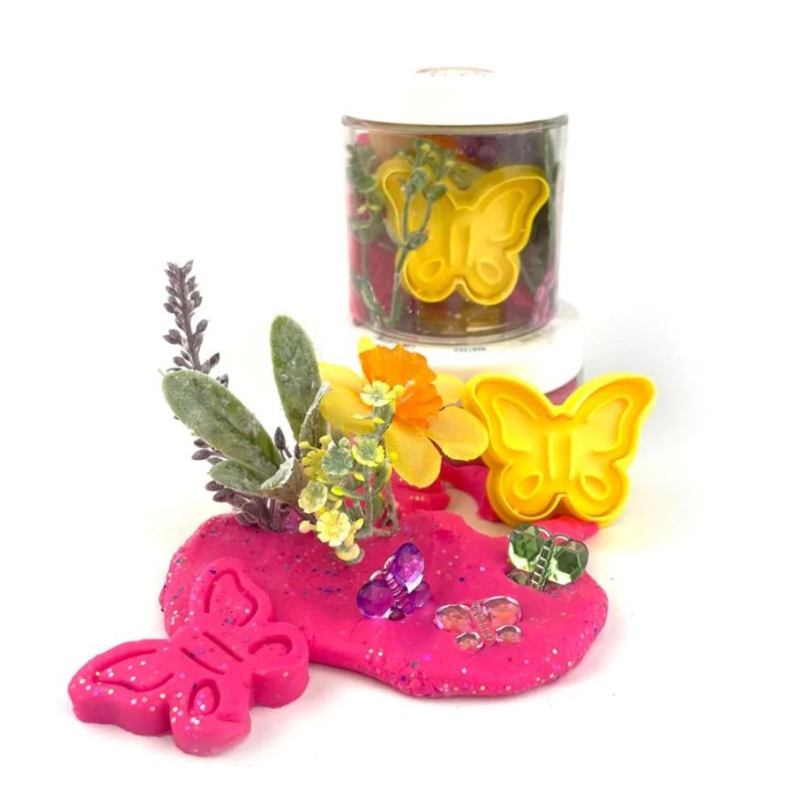 Seasonal EGKD KidDoughs | Butterfly Mini Playdough-To-Go Kit