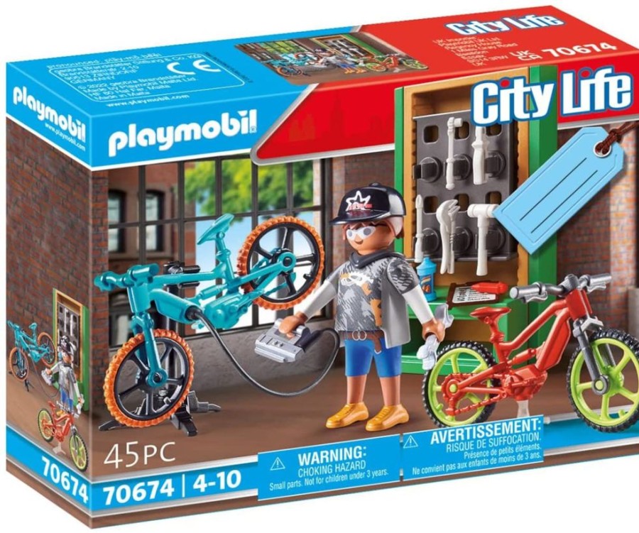 Pretend Play Playmobil USA, Inc. | Bike Workshop Gift Set