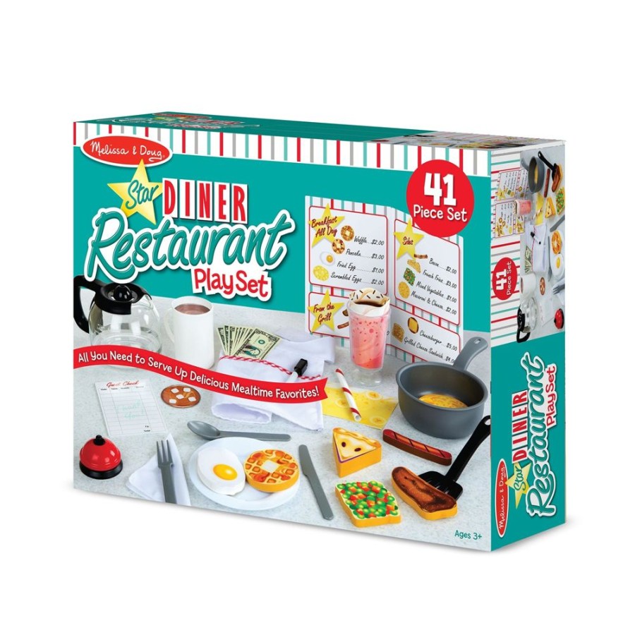 Pretend Play Melissa & Doug | Star Diner Restaurant Play Set