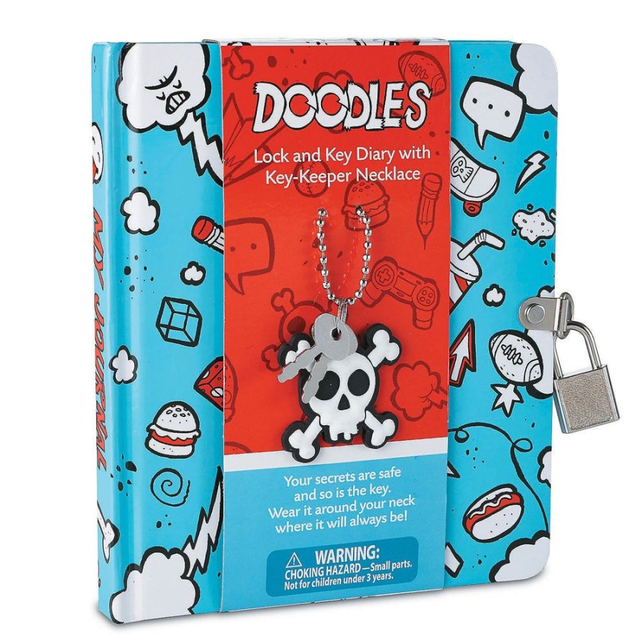 Lifestyle MindWare Wholesale | Doodles Diary W/ Charm Necklace