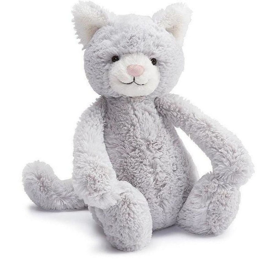 Plush & Puppets Jellycat, Inc. | Jellycat Bashful Grey Kitty (Medium)