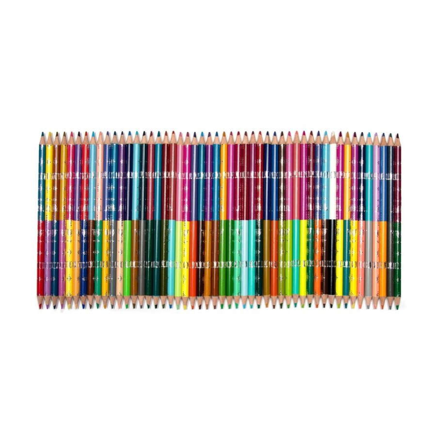 Arts & Crafts eeBoo | 100 Colors Double-Sided Pencils 50Pc