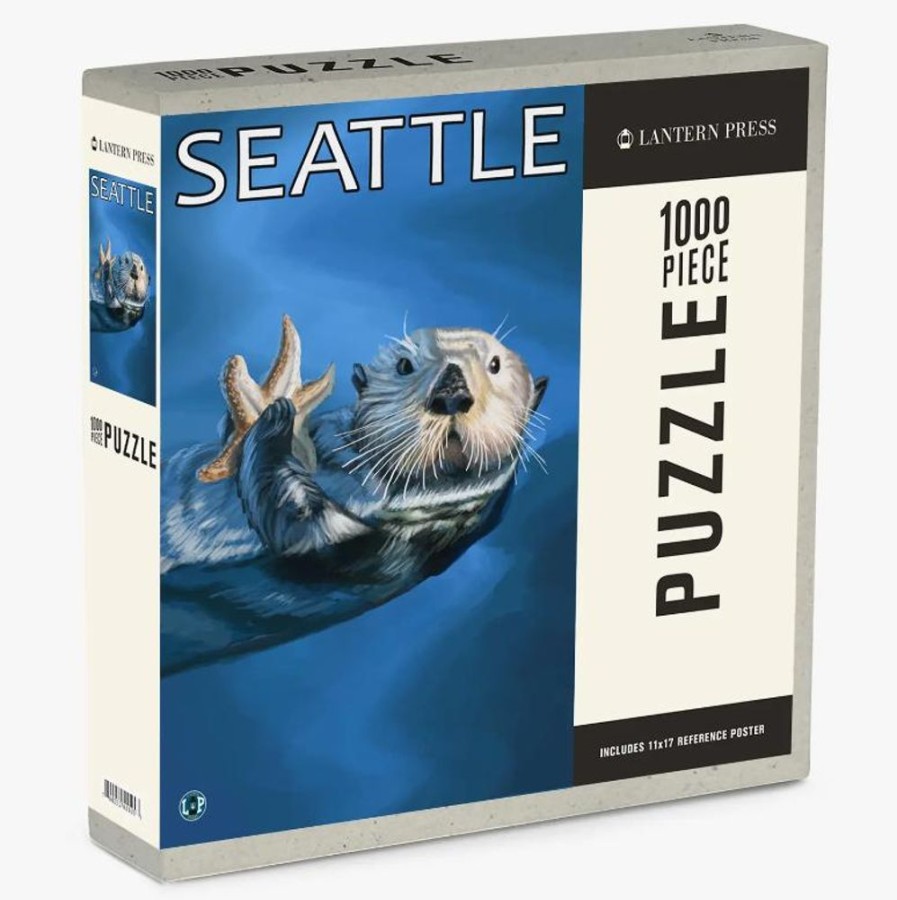 Puzzles Lantern Press | Wa Sea Otter 1000Pc Puzzle