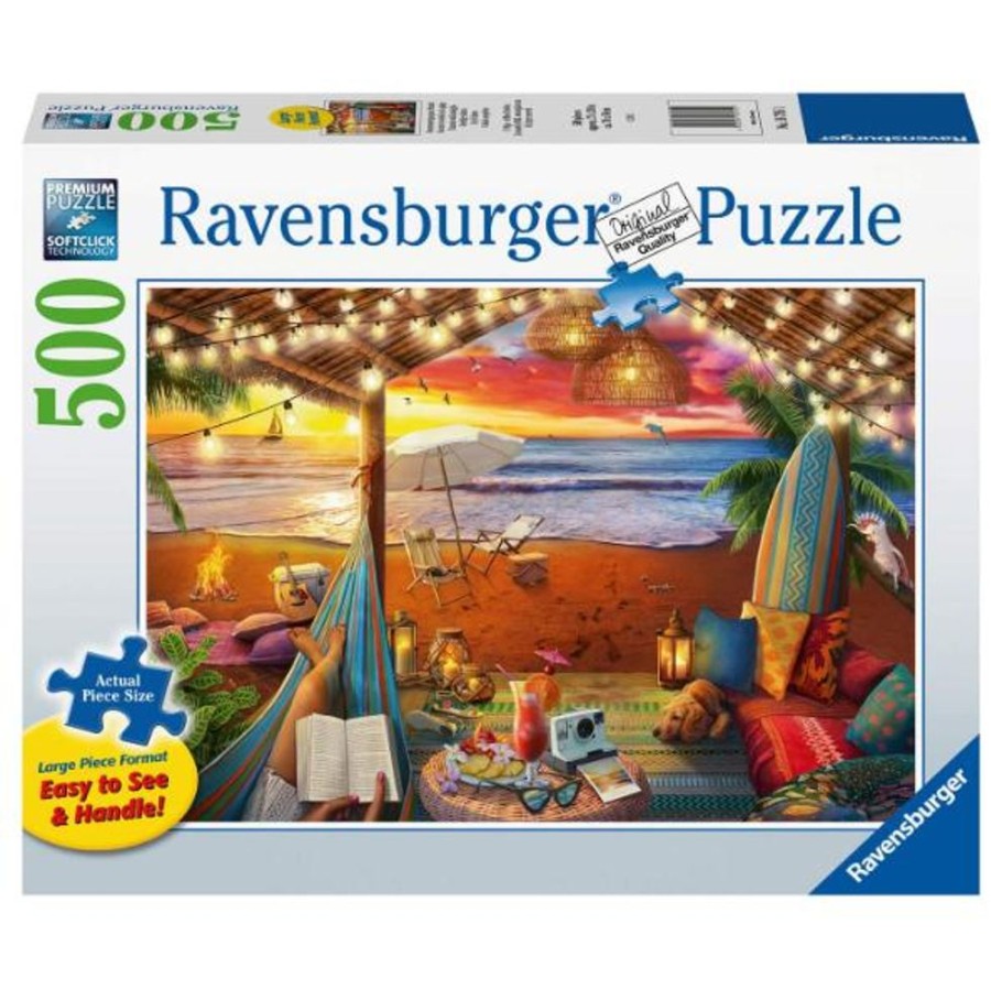 Puzzles Ravensburger | Cozy Cabana 500Pc Large Format Puzzle