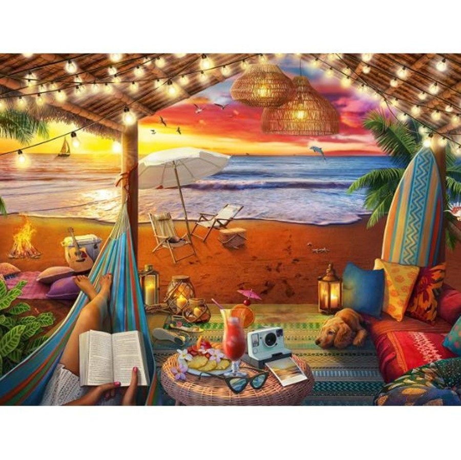 Puzzles Ravensburger | Cozy Cabana 500Pc Large Format Puzzle