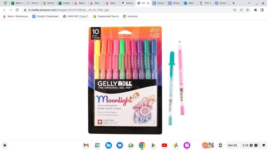 Arts & Crafts SLS Art | Gelly Roll Moonlight 10Pk Pen Set