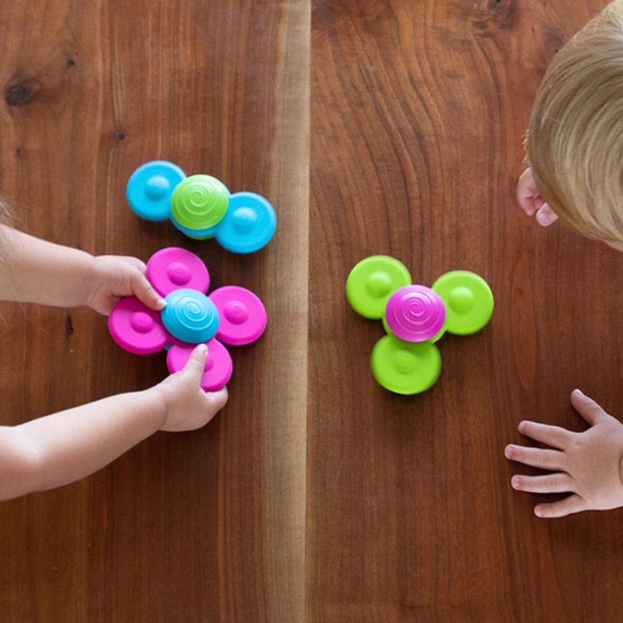 Infant & Toddler Fat Brain Toys | Whirly Squigz Spinner Toy