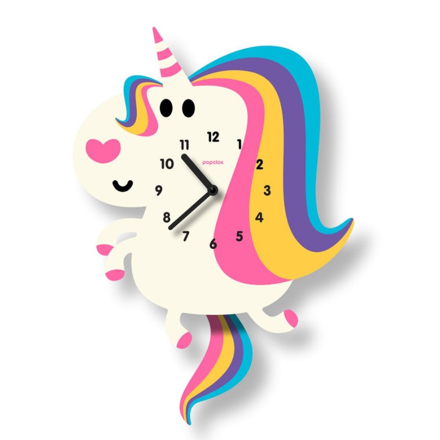 Lifestyle Modern Moose - Popclox | Popclox Unicorn Pendulum Clock