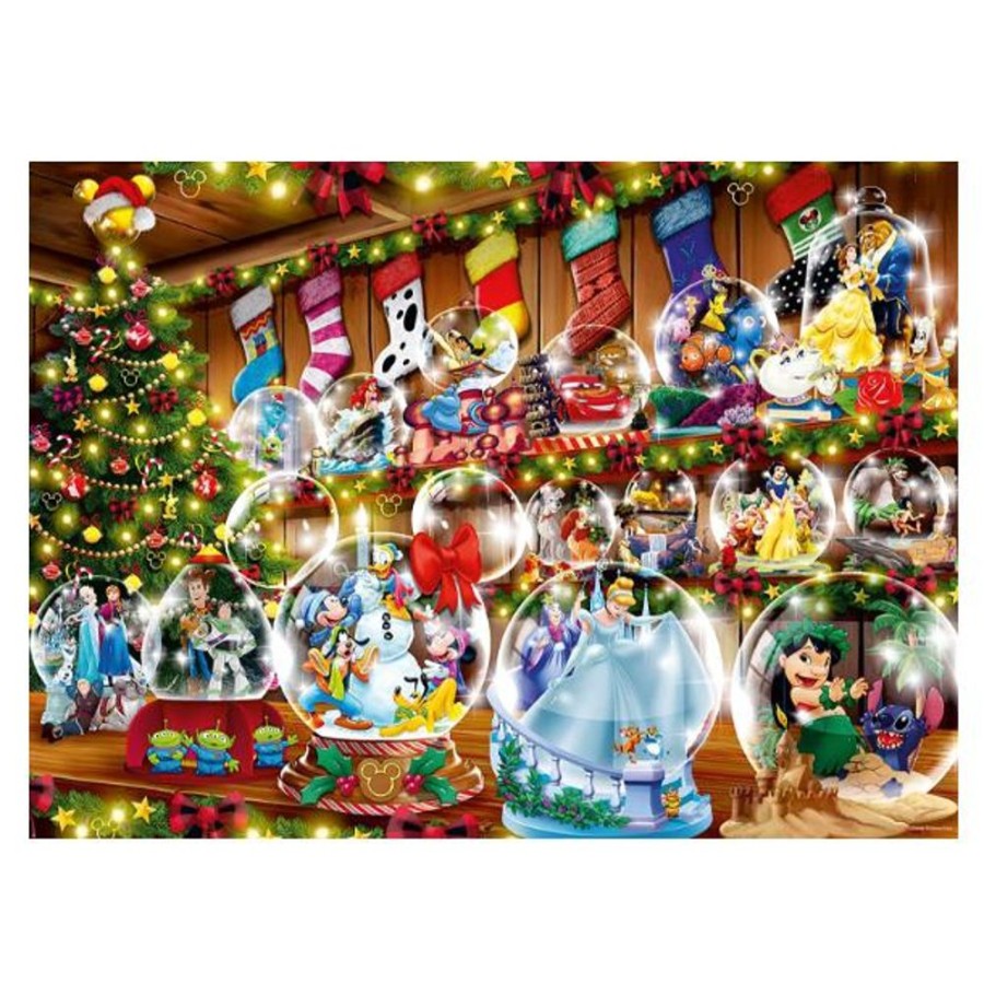 Puzzles Ravensburger | Disney Snow Globes Seasonal 1000Pc Puzzle