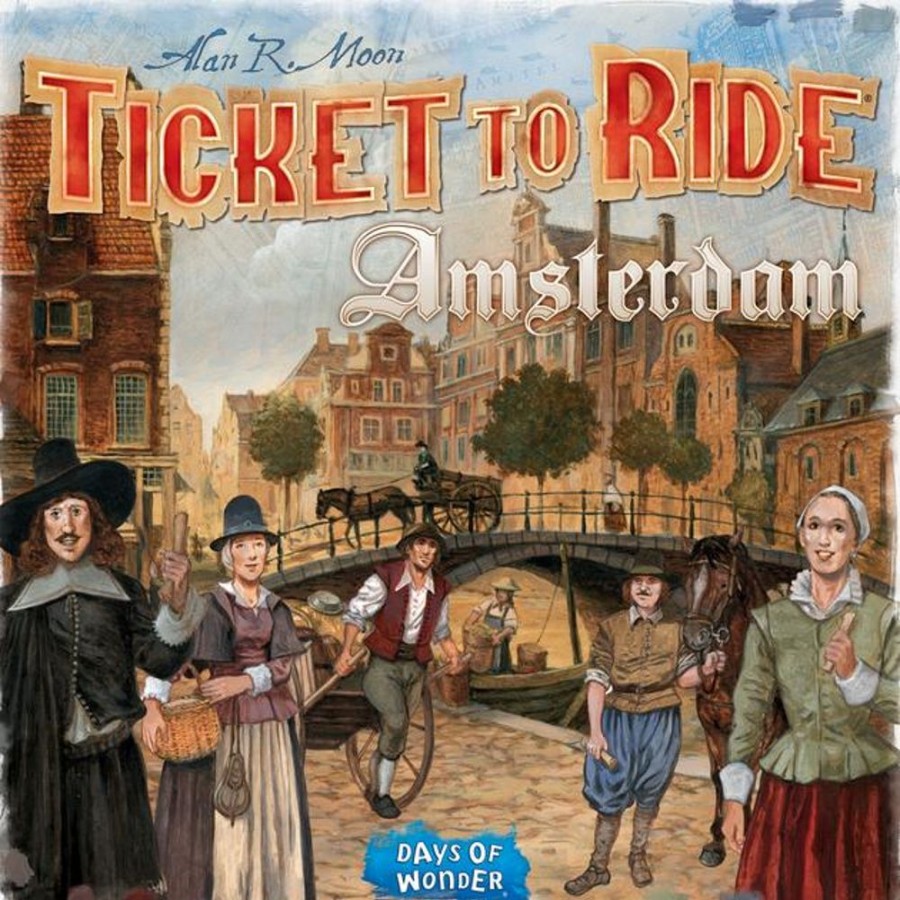 Games Asmodee dba Fantasy Flight Publishing | Ticket To Ride: Amsterdam