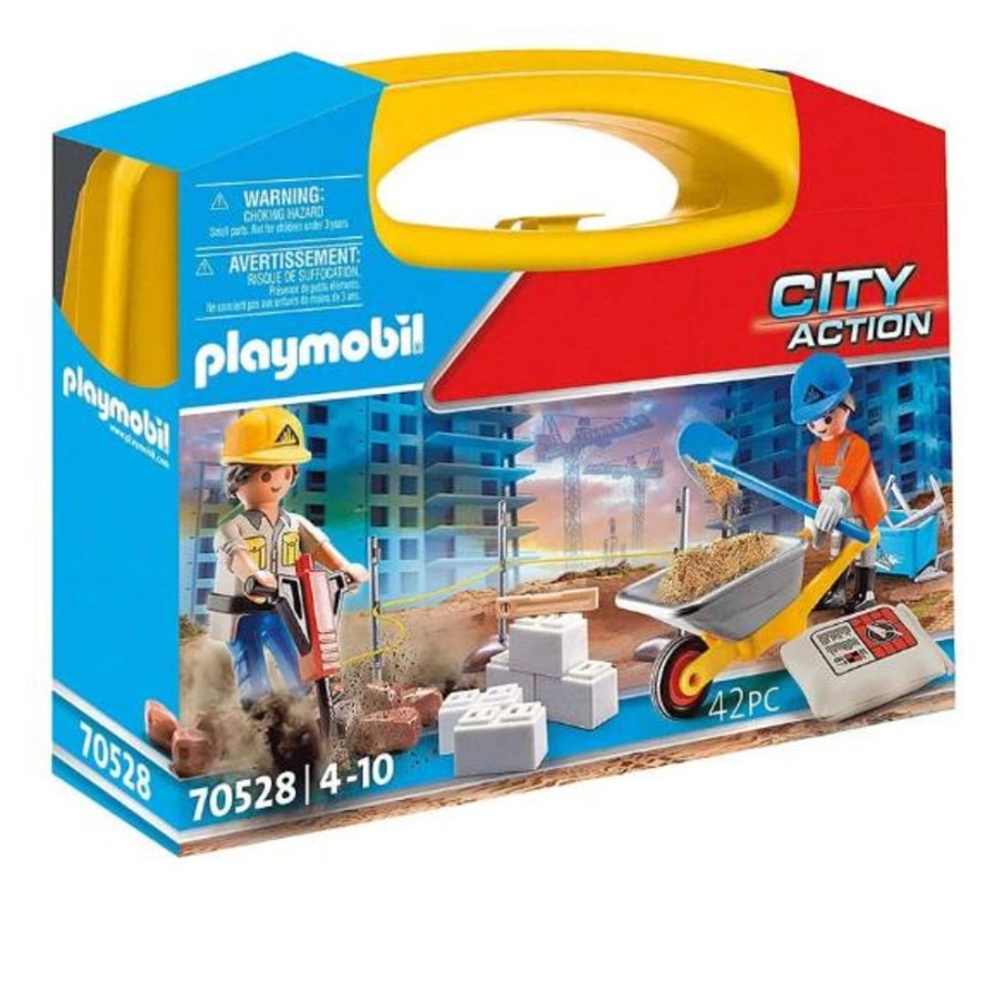 Pretend Play Playmobil USA, Inc. | 70528 Construction Site Carry Case