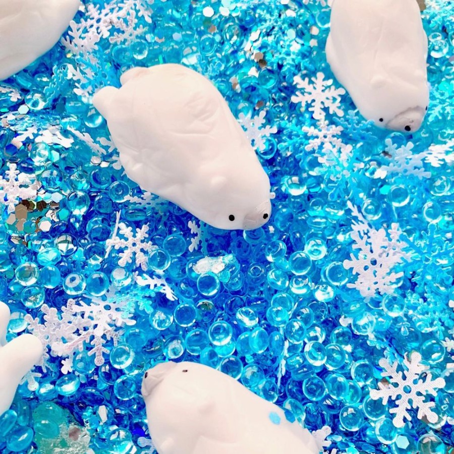 Seasonal Kawaii Slime Company | Polar Bear Plunge Clear Slime