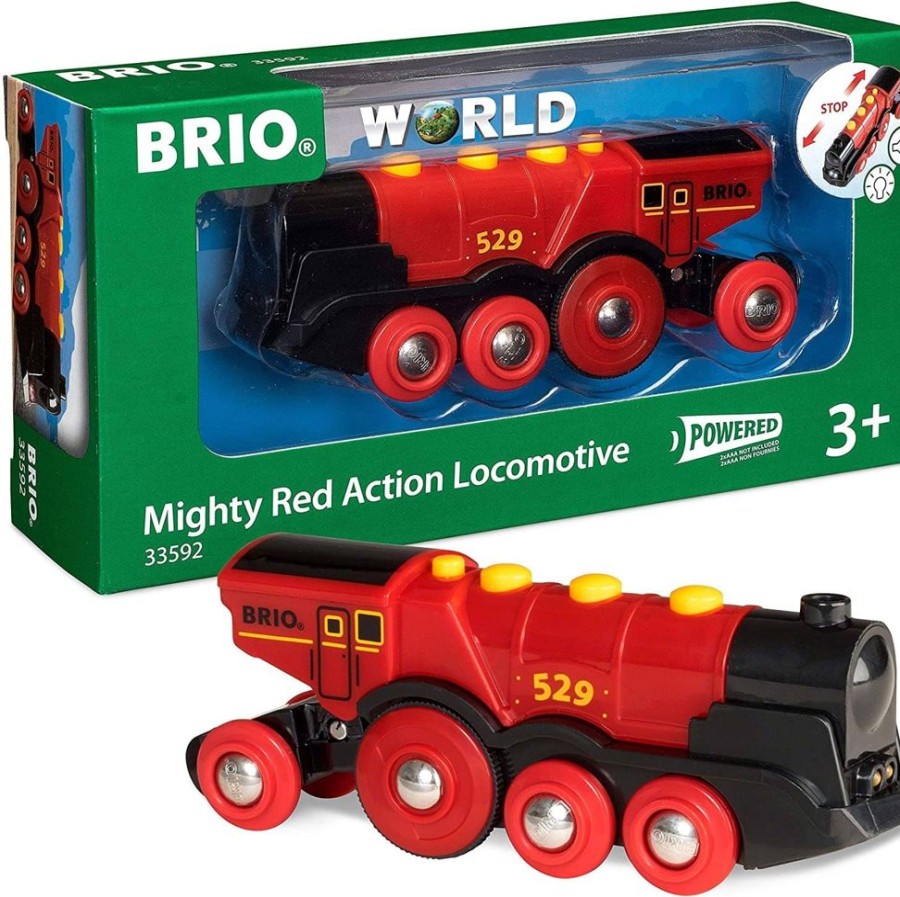 Vehicles Ravensburger | Brio Mighty Red Locomotive