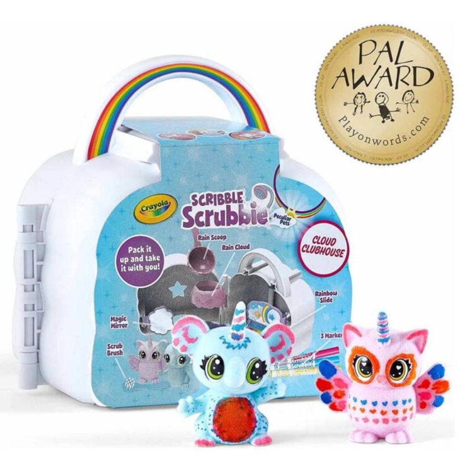 Arts & Crafts Crayola LLC | Scribble Scrubbie Peculiar Pets Cloud Clubhouse