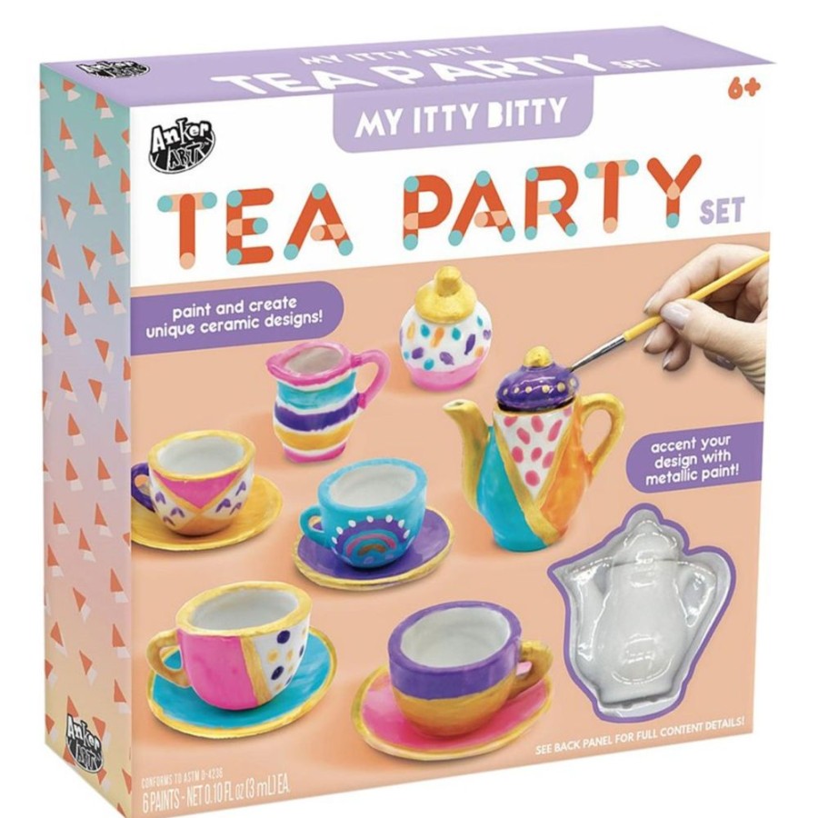 Arts & Crafts Anker Play Products LLC | Itty Bitty Tea Party Painting Kit