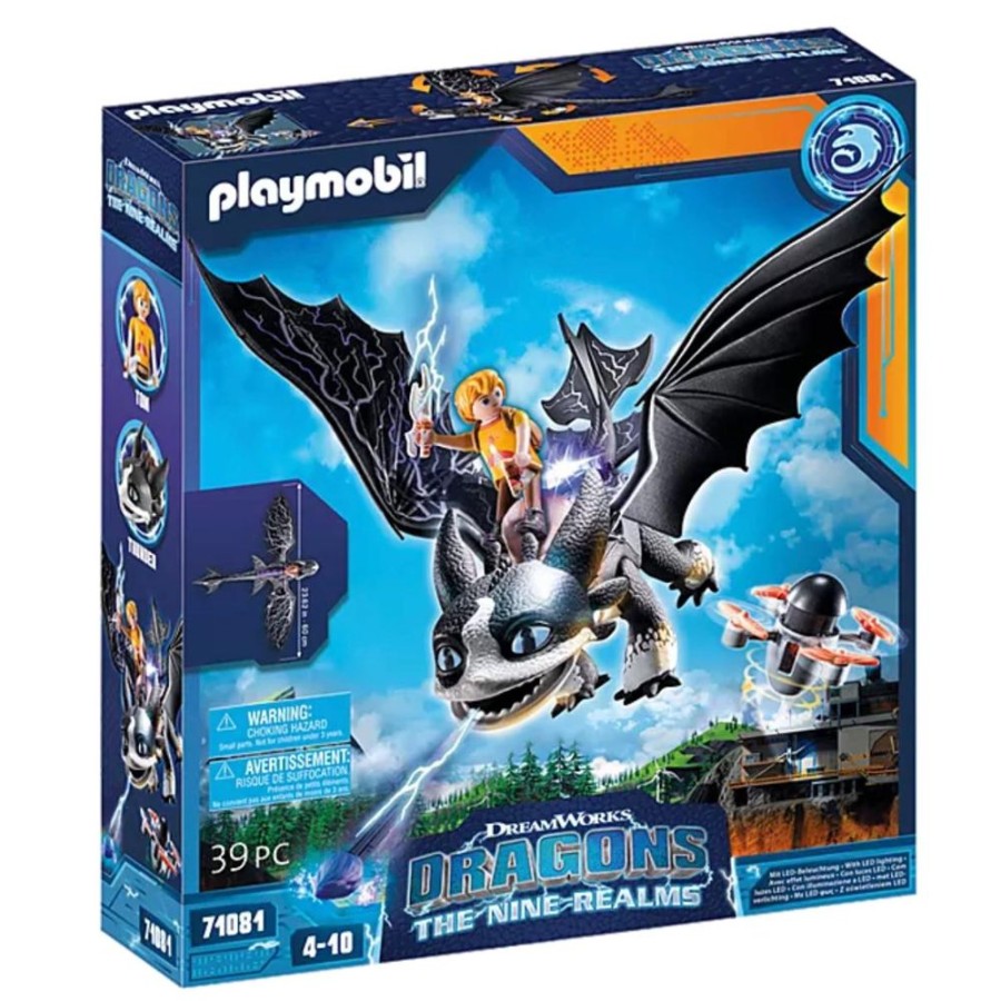 Pretend Play Playmobil USA, Inc. | 71081 Dragons Nine Realms: Thunder & Tom