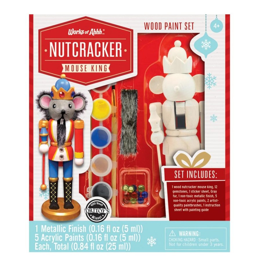 Arts & Crafts MasterPieces Puzzle Company | Nutcracker Mouse King Wood Paint Kit